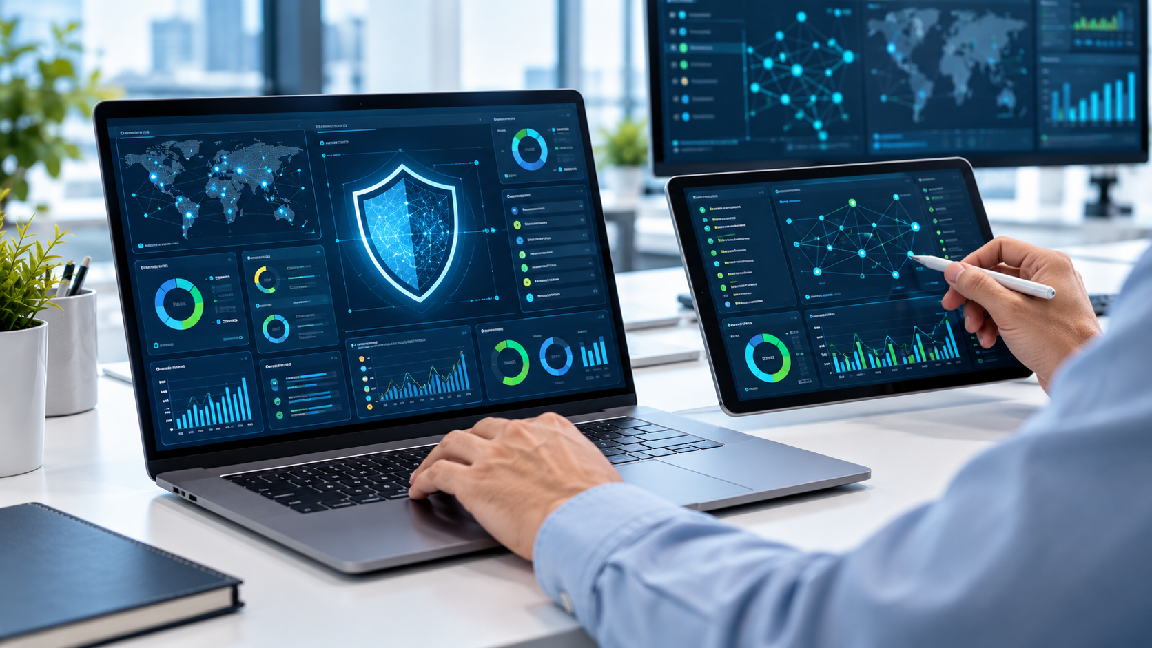 Panel técnico de ciberseguridad y monitoreo